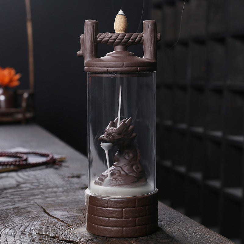 Backflow Incense Burner - Dragon Bath