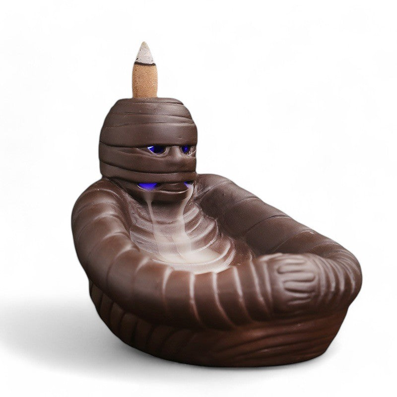 Backflow Incense Burner -  Undead mummy