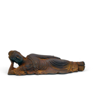 Sleeping Buddha Iron Statue