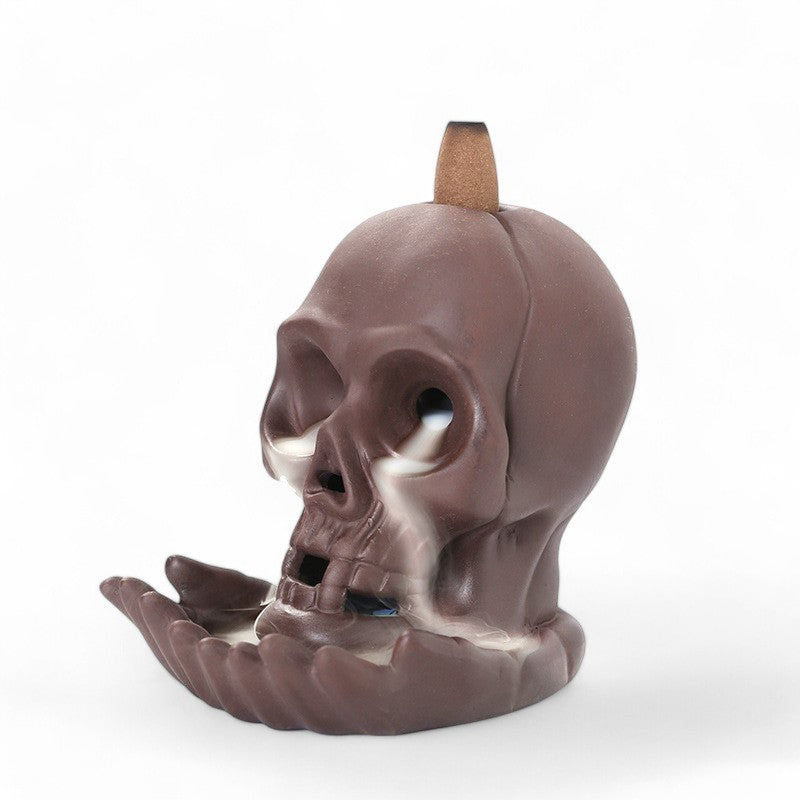 Backflow Incense Burner - Skull Head