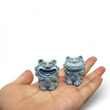 Kawaii Guardian Lion Statues - 1 Pair