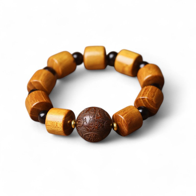 Sandalwood Beads Bracelet - Wealth