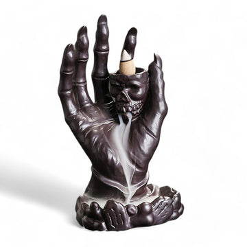 Backflow Incense Burner - Skull Hand